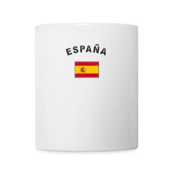Spanien spanisch Fahne Flagge used-look - Tasse - Weiß - Vorne
