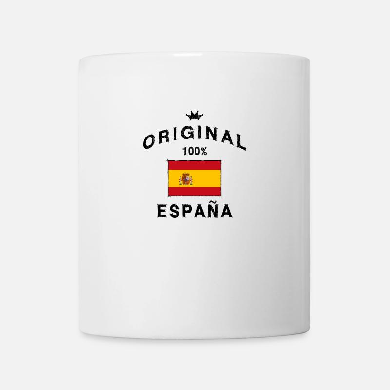 Spanien spanisch Flagge Fahne Original - Tasse - Weiß