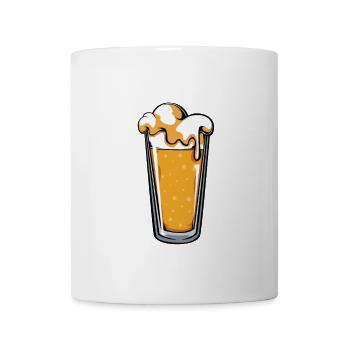 Verre d’épicéa Biermeister - Mug blanc - blanc - Devant