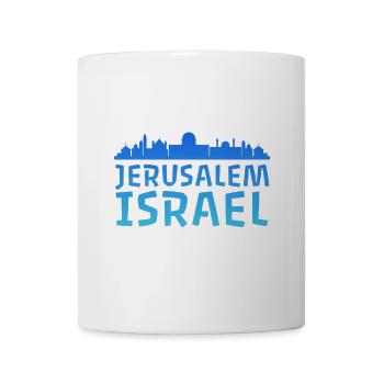 Jerusalem Israel Skyline Design - Mug - white - Front