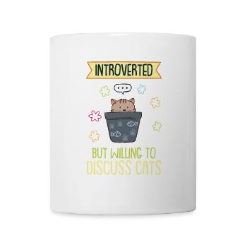 introvert - Mug - white - Front