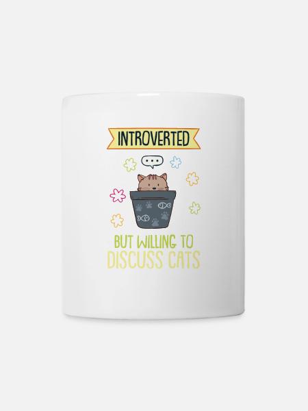Introvertiert - Tasse - Weiß