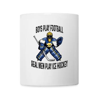 Eishockeyspieler Eishockey Goalie Lustig Geschenk - Tasse - Weiß - Vorne