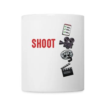 Schreiben Drehen Schneiden Wiederholen - Tasse - Weiß - Vorne