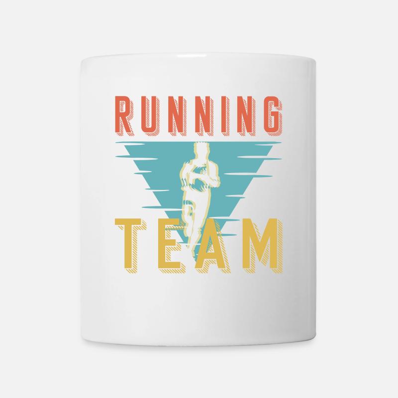 Graphique du Club de Sprint de l’équipe de course rétro - Mug blanc - blanc