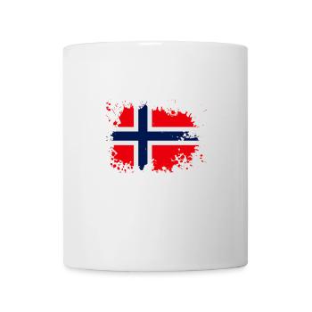 Norway Flag Splash - Mug - white - Front