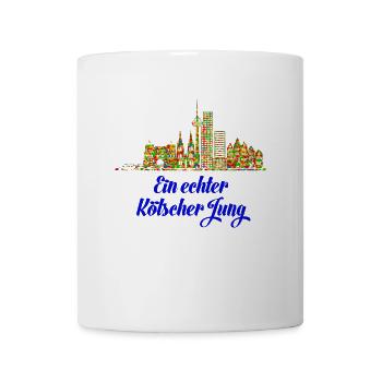 Köln Jeck Fasching Karneval Kostüm Verkleidung - Tasse - Weiß - Vorne