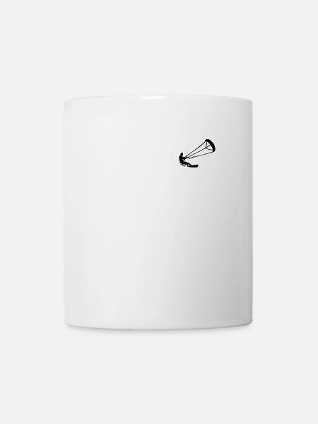 Kitesurfer Pocket Shirt - Tasse - Weiß