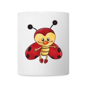 putziger Marienkaefer - Tasse - Weiß - Vorne