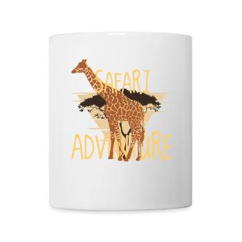 Safari Adventure – Giraffe Savanna Vibes - Mug - white - Front