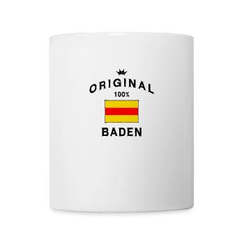Baden Baden Flag Flag Badnerland Badnerlied - Mug - white - Front