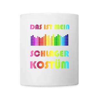 Voici mon costume de Schlager - Mug blanc - blanc - Devant