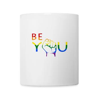 Be You Pride Fist Rainbow - Tasse - Weiß - Vorne
