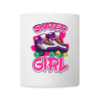 Patins à roulettes Patineur à roulettes - Mug blanc - blanc - Devant