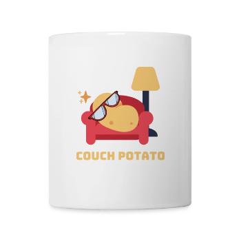 Couch Potato - Stubenhocker Serienjunkie Filmfreak - Tasse - Weiß - Vorne
