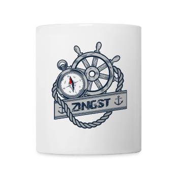 Zingst - DarssCoast - Dein Statement für den Darß - Tasse - Weiß - Vorne