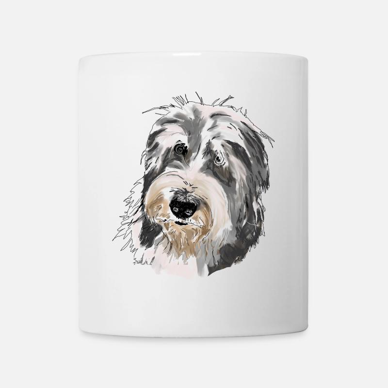 Bearded Collie - Tasse - Weiß