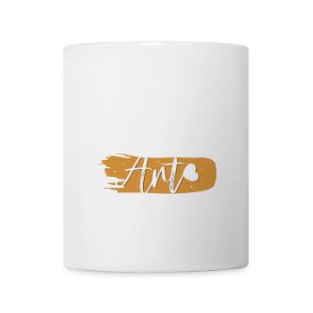 Le maquillage est mon art - Mug blanc - blanc - Devant
