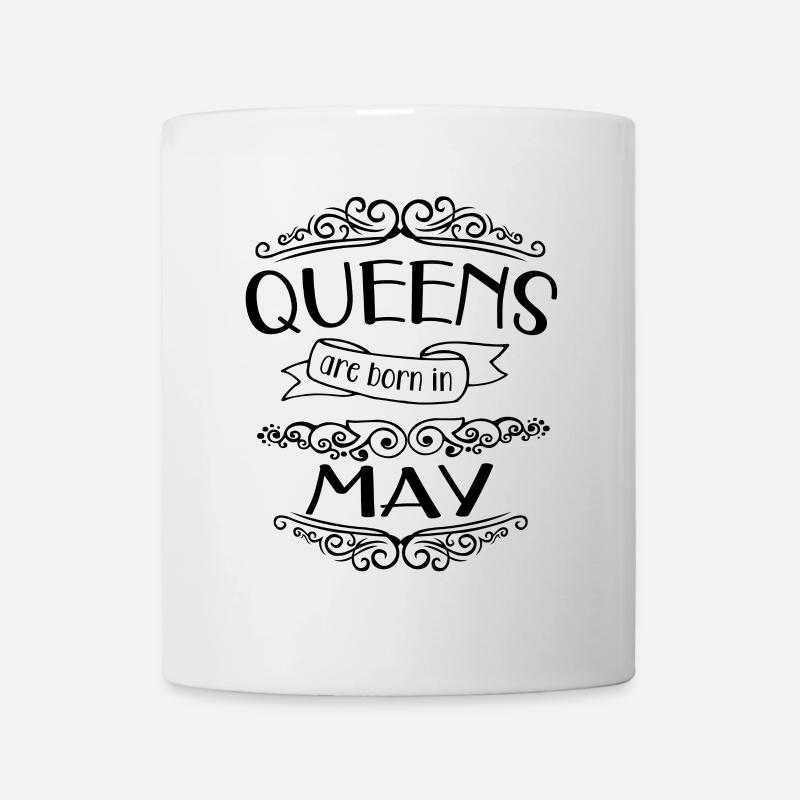 Anniversaire Queens mois de mai - Mug blanc - blanc