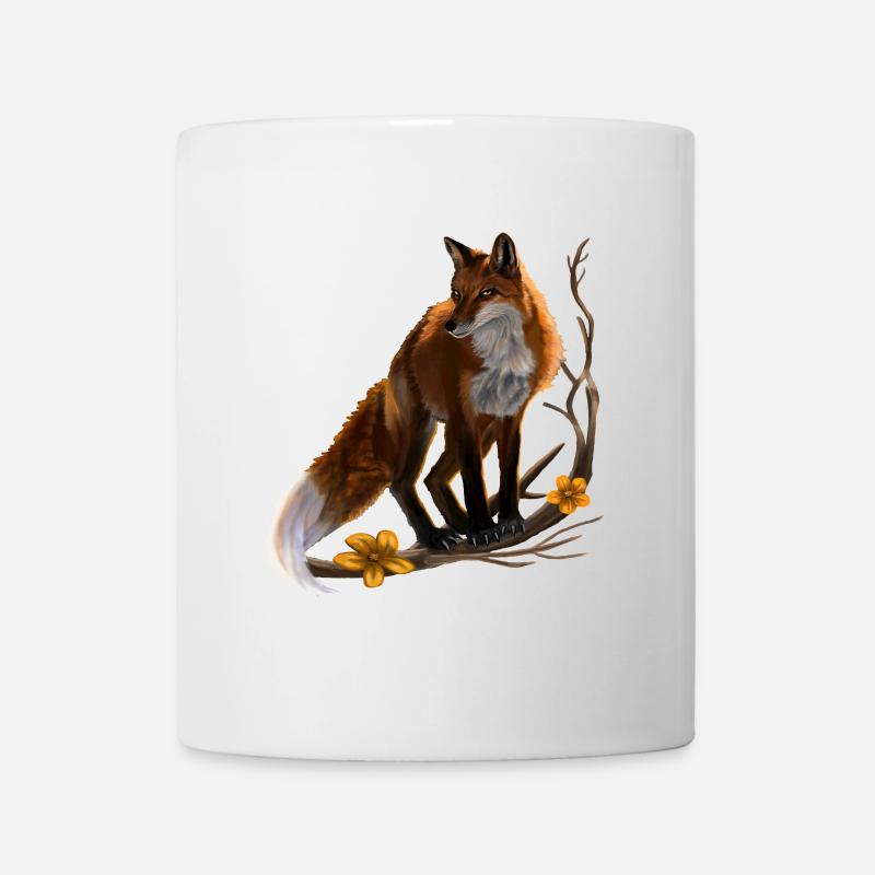 renard - Mug blanc - blanc