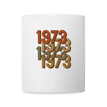 1973 Jahrgang Vintage Retro - Tasse - Weiß - Vorne