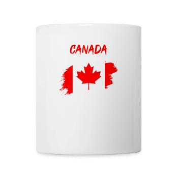 Canada Canadian flag flag - Mug - white - Front