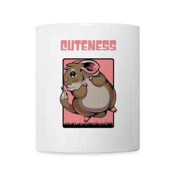 Cute Mouse Abundance Chinchilla - Mug - white - Front