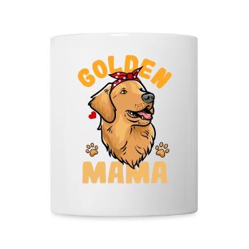 Golden retriever - Mug blanc - blanc - Devant