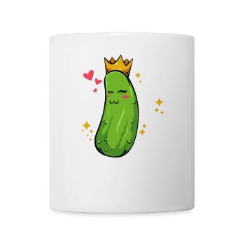 Pickle Queen – Königliche Gurke - Tasse - Weiß - Vorne
