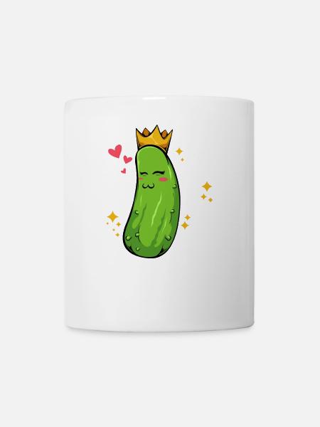 Reine des cornichons – Royal Cucumber - Mug blanc - blanc