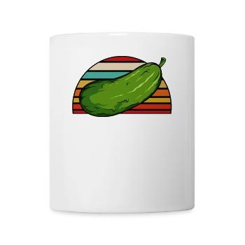 Pickle Squad Retro Sunset - Tasse - Weiß - Vorne