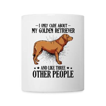 Golden Retriever Side Profile - Mug - white - Front