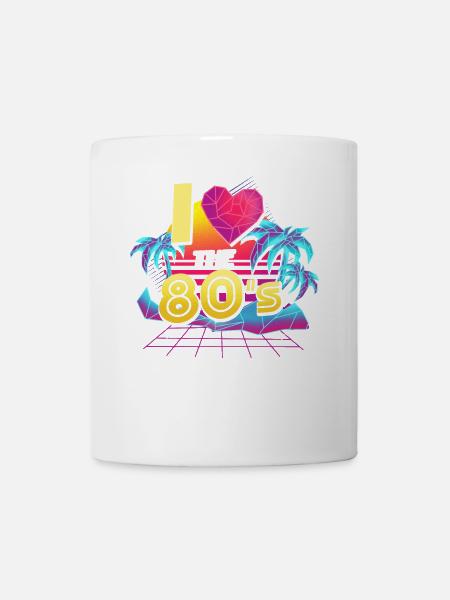 80s eighties - Mug - white