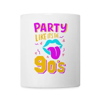 90s Party - Mug - white - Front