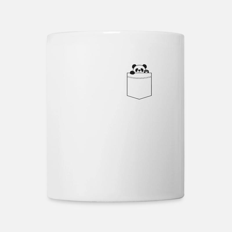 T-shirt Pocket Panda - Mug blanc - blanc
