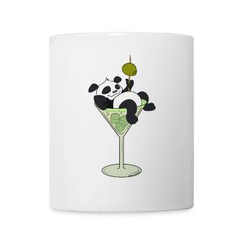 Quarantänegetränk Lustiger Panda - Tasse - Weiß - Vorne