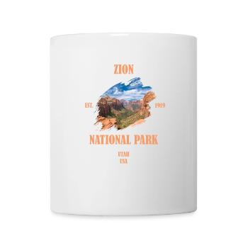 Zion National Park USA Utah - Mug - white - Front