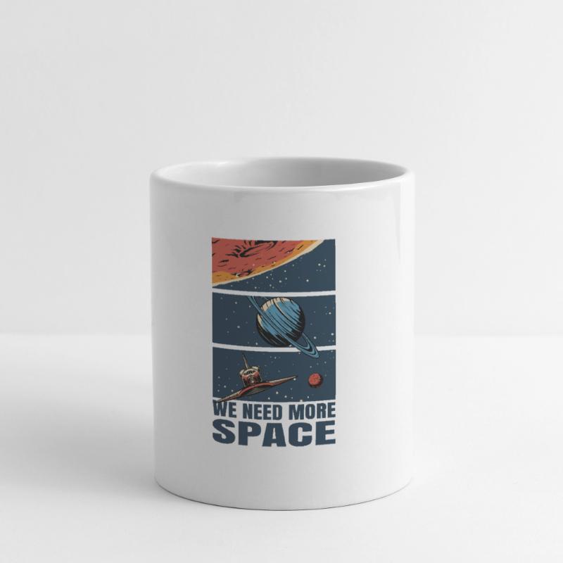 Navette spatiale Mars Space Space Fun Gift Mug blanc