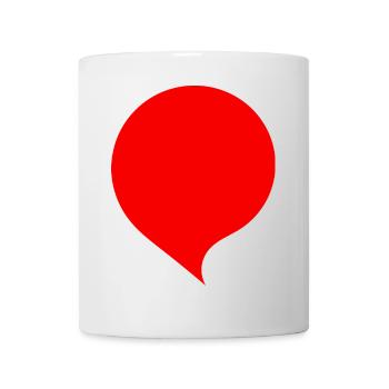Personalize your own speech bubble Comic - Mug - white - Front