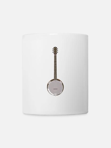Banjo - Banjo simple - Mug blanc - blanc