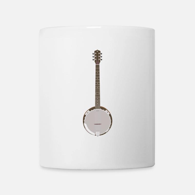 Banjo - Single Banjo - Mug - white