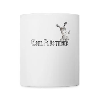Eselflüsterer I Esel Tiermotiv - Tasse - Weiß - Vorne