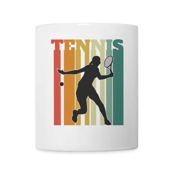 Tennis Womens Retro - Mug - white - Front