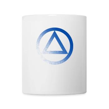 Logo symbole alcoolique anonyme AA NA anti alcool - Mug blanc - blanc - Devant