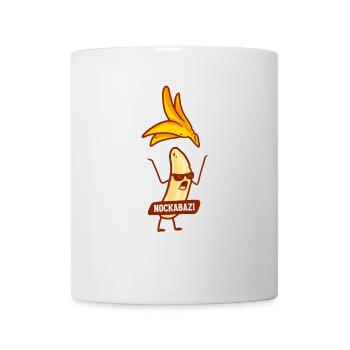 Lustiges Nockabazi Bananen-Design FKK-Liebhaber - Tasse - Weiß - Vorne