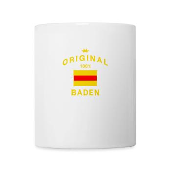 Baden original badisch - Tasse - Weiß - Vorne