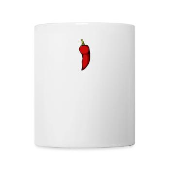 Spicy Pepper Typografie - Tasse - Weiß - Vorne