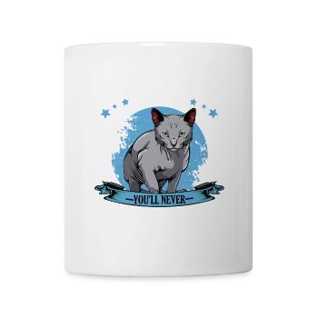 Katzenmotiv Spruch: Du wirst es nie verstehen - Tasse - Weiß - Vorne