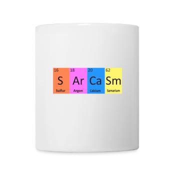 Sarcastic Sarcasm Funny Periodic Table Gift - Mug - white - Front