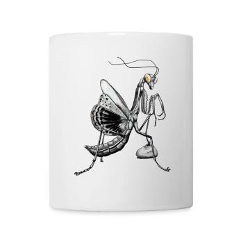 Praying mantis - Mug - white - Front